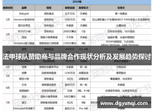 法甲球队赞助商与品牌合作现状分析及发展趋势探讨